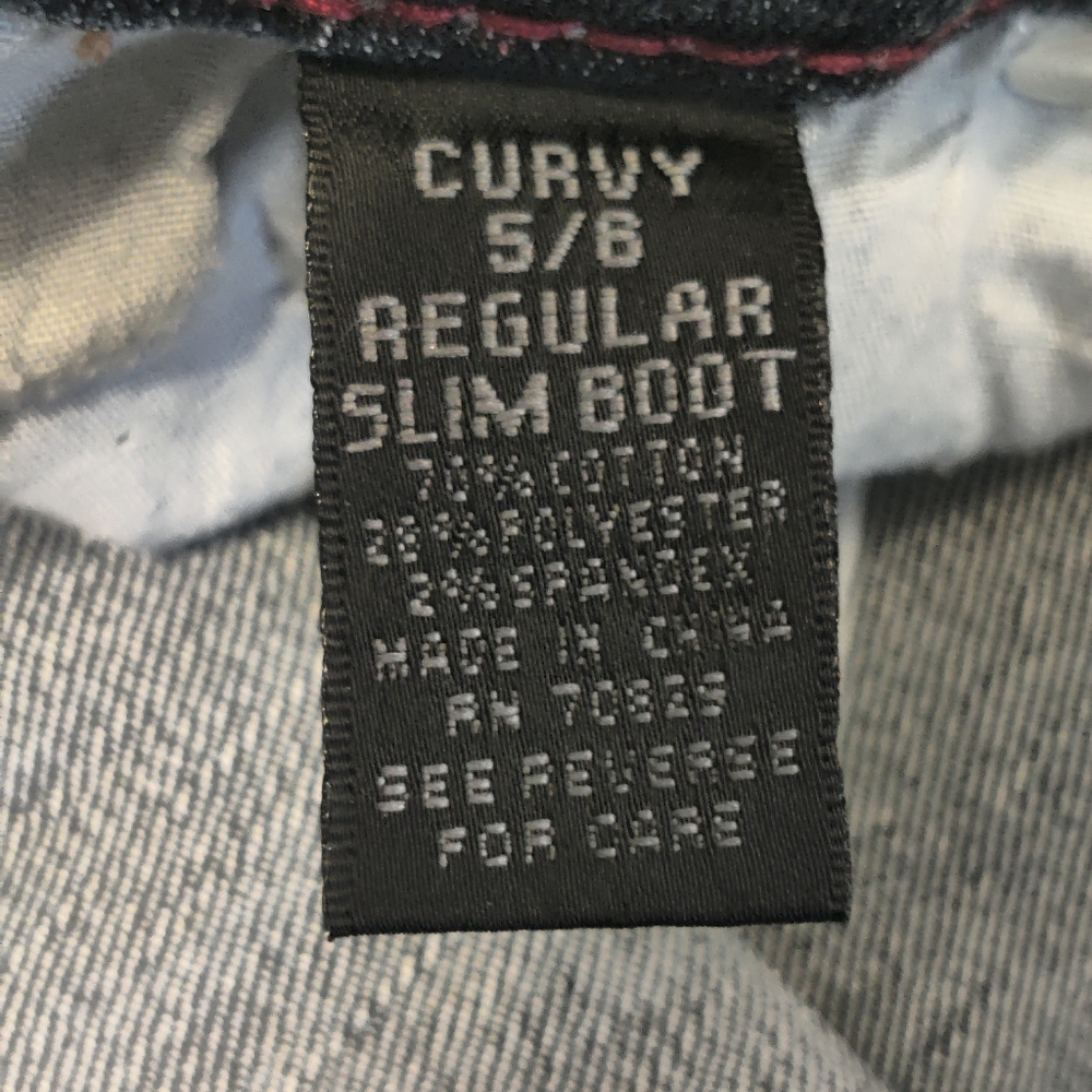 Curvy slim bootcut jeans 5/6 - Picture 7 of 9